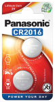 Liitiumpatarei Panasonic CR2016 2-pakk