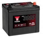Aku YBX3005 12V 60Ah 500A(EN) Yuasa SMF jap - +