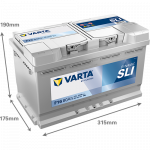 Varta Dynamic SLI aku 80Ah 740A(EN)
