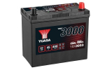 Aku YBX3053 12V 45Ah 400A Yuasa SMF jap - +