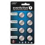 Everactive patareide komplekt CR2016/2025/2032 8 tk blister