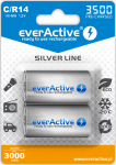 EverActive C/R14 3000mAh Silver aku 2-pakk