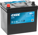 Exide Start-Stop EFB aku 60Ah 520A(EN) jaapan + -