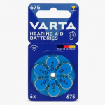 6 x Varta 675/PR44 kuuldeaparaadi patareid