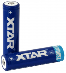 Xtar 18650 3,6V taaslaetav kaitsega Li-ion 2600mAh aku