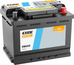 Exide Excell aku 62Ah 540A(EN) - +