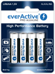 EverActive Pro Alkaline LR6 AA patarei 4-pakk