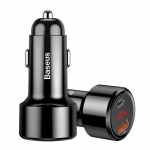 Baseus Magic PPS kiire autolaadija 45W USB-C PD3.0 + USB QC3.0 must