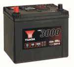 Aku YBX3014 12V 60Ah 500A(EN) Yuasa SMF jap + -