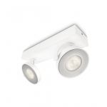 KOHTVALGUSTI CLOCKWORK VALGE 2X4,5W LED PHILIPS
