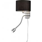 SEINALAMP TRIO HOTEL 1XE14 40W + 3W LED MUST