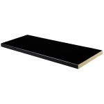 L&Auml;VEPAKK 9X92/29 M9 MDF MR LAMINAAT MUST