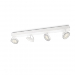 KOHTVALGUSTI CLOCKWORK VALGE 4X4,5W LED PHILIPS