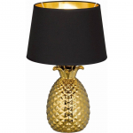 LAUALAMP REALITY PINEAPPLE E27 60W MUST/KULD