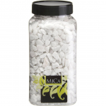 DEKORATIIVKIVID MICA DECORATIONS MARMOR 7,5X7,5X15,5CM VALGE PUDEL 1KG