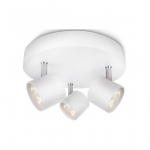 KOHTVALGUSTI PHILIPS STAR 3X4.5W VALGE
