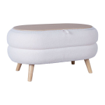 TUMBA/LAUD HANA 87X48.5XH46CM, VALGE, PANIPAIGAGA