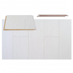 LAEPANEEL DARNA MDF 6X160X1200MM H&Otilde;BETUHK 1,54M&sup2; PAKIS