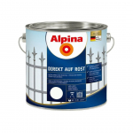 METALLIV&Auml;RV ALPINA DIREKT AUF ROST 2,5L VALGE (RAL9016) L&Auml;IKIV