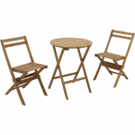AIAM&Ouml;&Ouml;BLIKOMPLEKT LAUD JA 2-TOOLI, KOKKUPANDAV PUIT