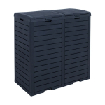 PR&Uuml;GIKAST GALA 78X41XH86CM/230L, MUST PLASTIK
