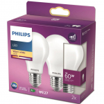 LED LAMP PHILIPS 7 - 60 W A60 E27 MATT KLAAS WW ND 2TK PAKIS