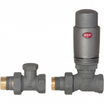 VENTIILIDE KOMPLEKT INVENA TERMOSTAADIGA OTSE 1/2" GRAFIIT
