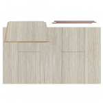 LAEPANEEL DARNA MDF 6X160X1200MM VANILJETAMM 1,54M&sup2; PAKIS