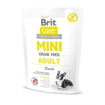 KUIVTOIT BRIT CARE MINI KOERTELE MINI ADULT LAMMAS 0,4KG