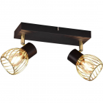 KOHTVALGUSTI TRIO ARDON 2X10W E14 MUST/VASK