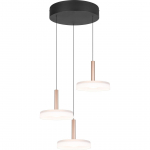 RIPPVALGUSTI TRIO CELESTE LED 354930365 MUST/VALGE/PRUUN