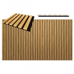 AKUSTILINE SEINAPANEEL DARNA 19X300X2600MM TAMM 0,82M&sup2; PAKIS