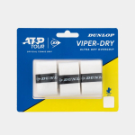 TENNISEREKETI PEALISGRIPID VIPERDRY ATP 3TK, VALGE