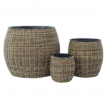 LILLEPOTT WICKER D48XH40CM HELEPRUUN