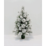 KUNSTKUUSK ELEGANT GREEN HILL, 90CM, PLASTPOTIS, LUMINE