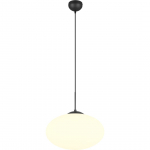 RIPPVALGUSTI TRIO FOMENTO E27 40CM MATT MUST/VALGE