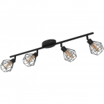 KOHTVALGUSTI EGLO ZAPATA1 LED 4X3W G9 MUST