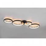 LAELAMP TRIO GROOVY 37W 3000K 4600LM MUST/KULD