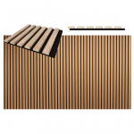 AKUSTILINE SEINAPANEEL DARNA 19X300X2600MM NATURAALNE TAMM 0,82M&sup2; PAKIS
