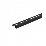 PLAADILIIST CEZAR P-PROFIIL ALUMIINIUM 11X8X2500MM POL. ANO. L&Auml;IK. MUST