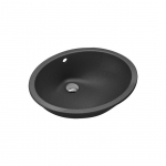 VANNITOAVALAMU TURTL 155MM 436X359MM GRANIIT MUST