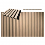 AKUSTILINE SEINAPANEEL DARNA 19X300X2600MM VALGE TAMM 0,82M&sup2; PAKIS