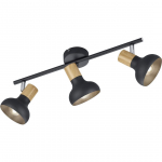 KOHTVALGUSTI TRIO LATIKA 3X10W E14 MUST/PUIT