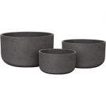 &Uuml;MBRISPOTT RO CEMENT 53X53X30CM MUST