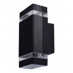 V&Auml;LISVALGUSTI SEINALE 35W GU10X2 100X110X230MM IP44 MUST