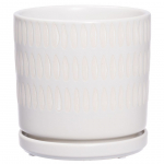 LILLEPOTT 4LIVING ALUSEGA PISA 15CM, VALGE