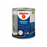 METALLIKRUNTV&Auml;RV ALPINA GRUNDIERUNG F&Uuml;R METALL 0,75L HALL MATT
