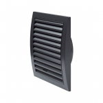 VENT.REST 190X190MM PLAST D-125MM REGULEERITAV ANTRATSIIT