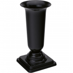 HAUAVAAS FORM-PLASTIC DAMA 13X26,7CM MUST METALLIK