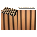 AKUSTILINE SEINAPANEEL DARNA 19X300X2600MM VALGE TAMM 0,82M&sup2; PAKIS
